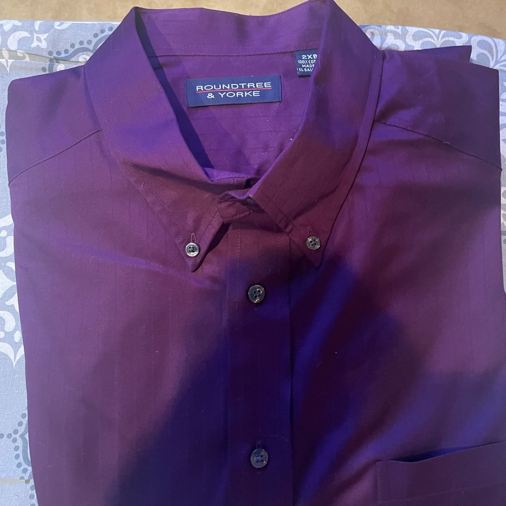 Round Tree and York long sleeve in purple.
